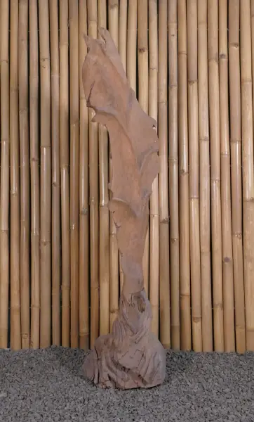 Product image of the product “Leaf made of teak wood about 140cm height ”
